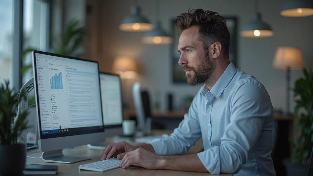 Marketing specialist testing different email subject lines and content variations