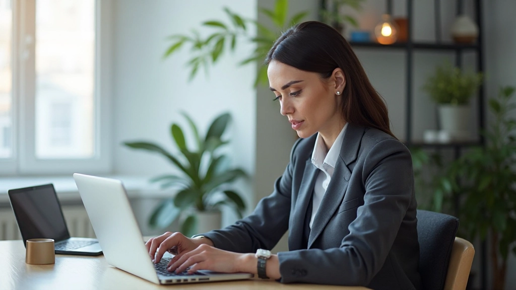 Профессиональная рабочая среда с аналитикой email кампаний на экране