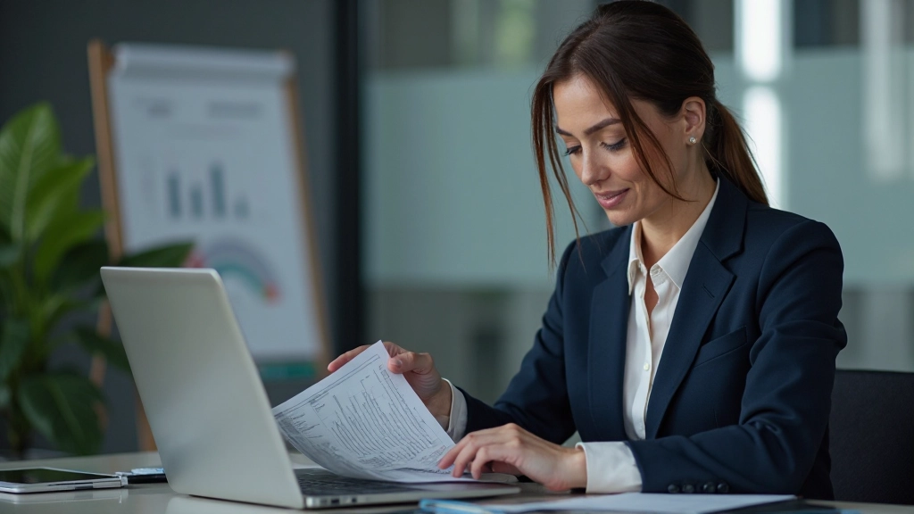 Marketing analyst reviewing email campaign performance metrics and KPIs